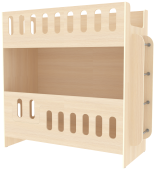 Двухъярусная кровать cо сплошным бортом ДС-260