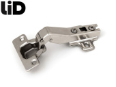Петля накладная 45* slide on, крепление шурупом, с ответной планкой H=2, LID