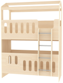 Двухъярусная кровать Сказочный домик ДС-30