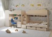 Трехъярусная кровать Л-10.6
