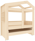 Двухъярусная  кровать Домик Сказка ДС-36.1 + ДС-36.2