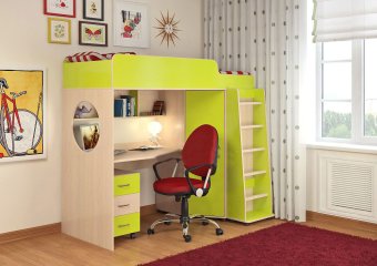 Кровать чердак Л-4.2 80х190