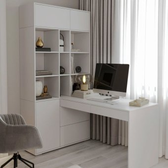 Стол письменный со стеллажом 1000