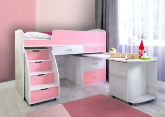 Кровать чердак Малыш 6