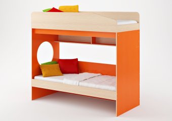 Кровать двухъярусная Л-10