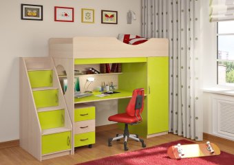 Кровать чердак Л-9.3