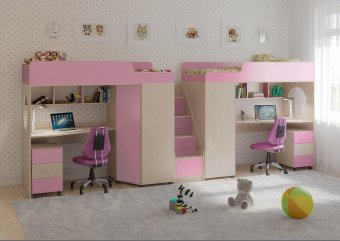 Двухъярусная кровать Л-4.5 80х180