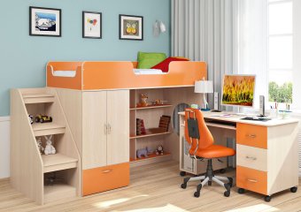 Кровать чердак Л-3.3