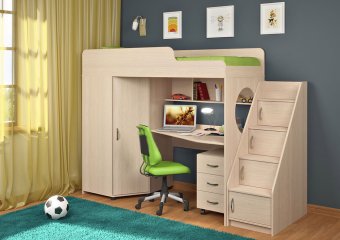 Кровать чердак Л-4.3 80х180