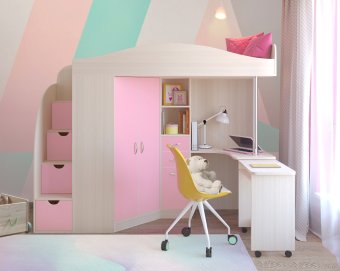 Кровать чердак Юниор 4