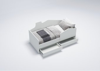 Детская кровать от 3 лет Л-K203.04 домик