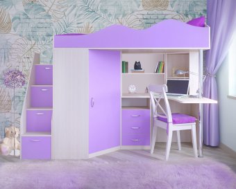 Кровать чердак Пионер